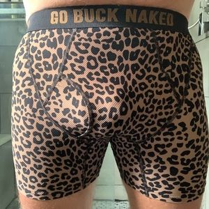 Men’s Duluth Trading Co Buck Naked briefs leopard